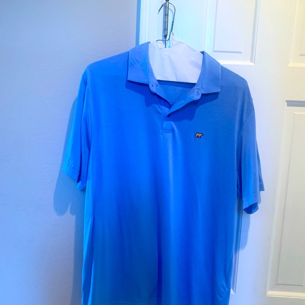 Jack Nicolaus Golden  Bear Golf Polo size Large Blue